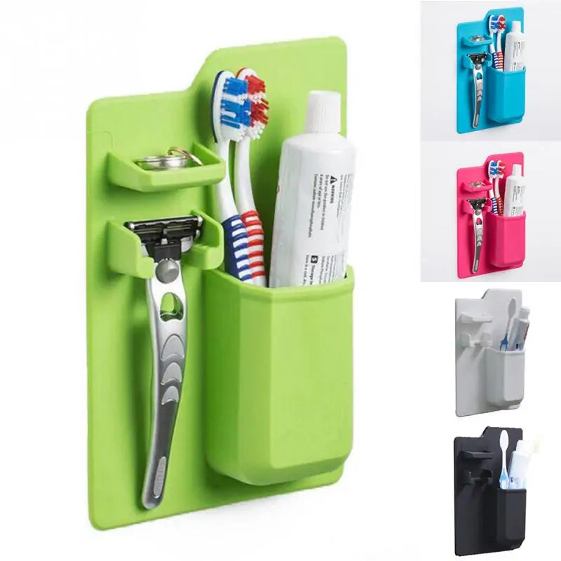 Multi Function Silicone Mighty Toothbrush Holder