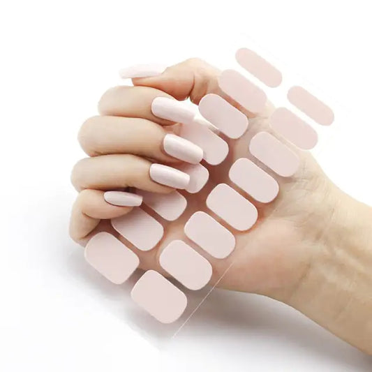 Arte de uñas con niebla rosa