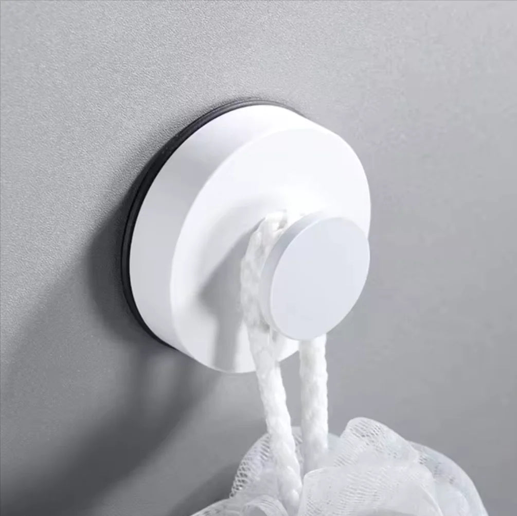 Innovative Punch-Free Vacuum Suction Cup Hook – Sleek Circular Design for Effortless Wall Storage!