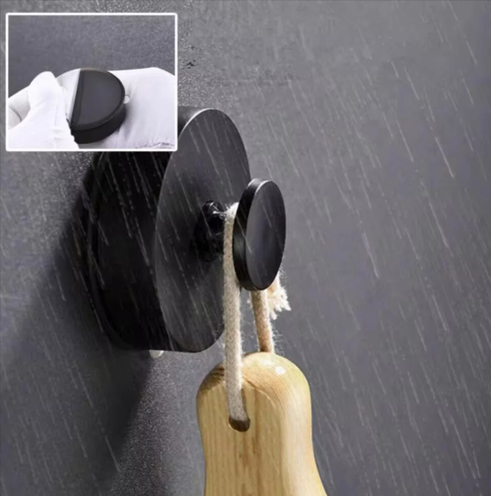 Innovative Punch-Free Vacuum Suction Cup Hook – Sleek Circular Design for Effortless Wall Storage!