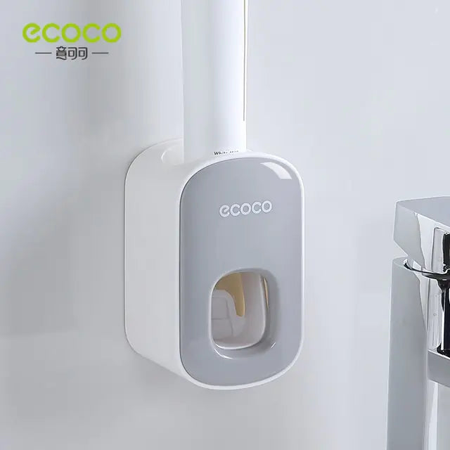 Dispensador automático de pasta de dientes para montaje en pared